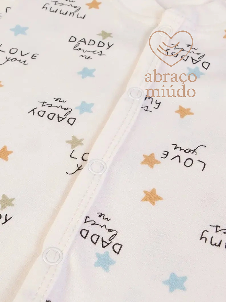 Babygrow 100% Algodão com Carda – Suave e Confortável. Vários tamanhos, Cor branca  2