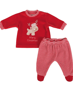 Conjunto de Natal em Veludo – 2 Peças Super Confortáveis