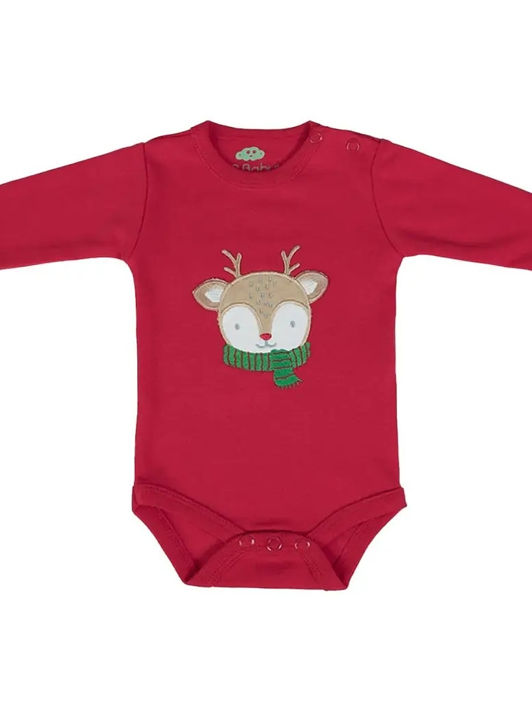 Body de Natal 100% Algodão com Carda – Vários tamanhos  1