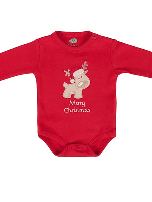 Body de Natal 100% Algodão com Carda – Vários tamanhos 