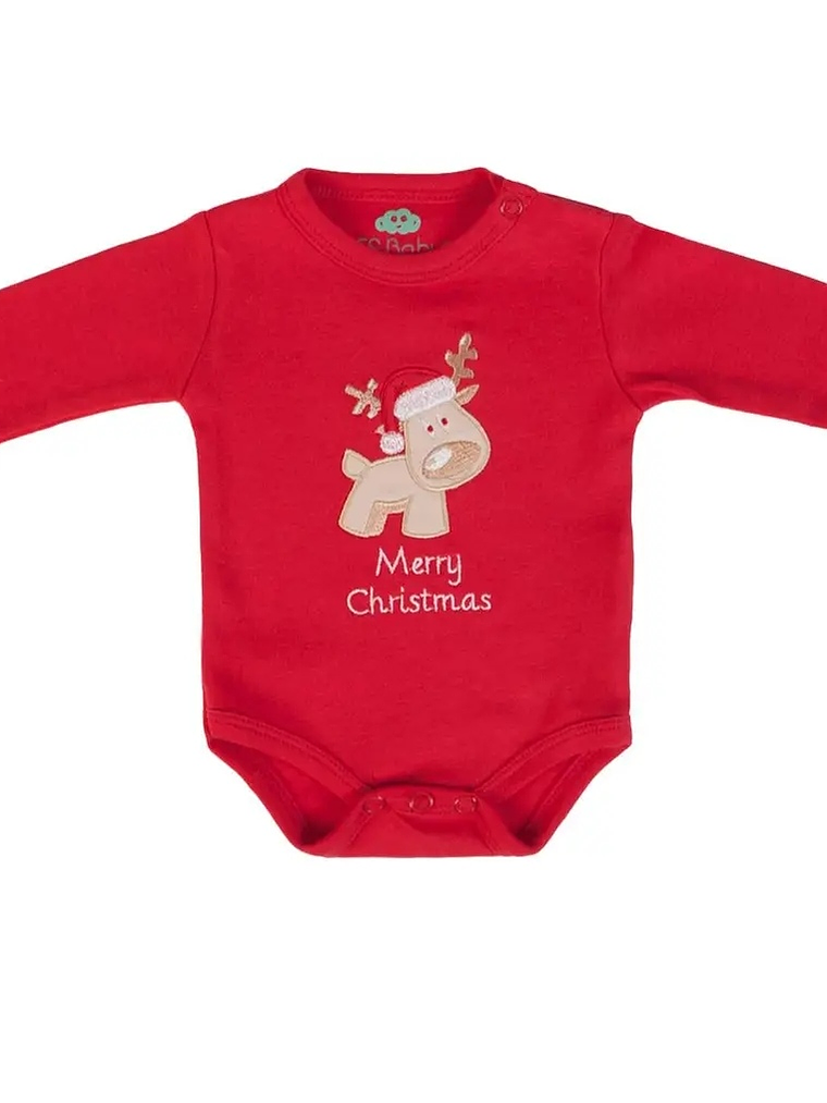 Body de Natal 100% Algodão com Carda – Vários tamanhos  1