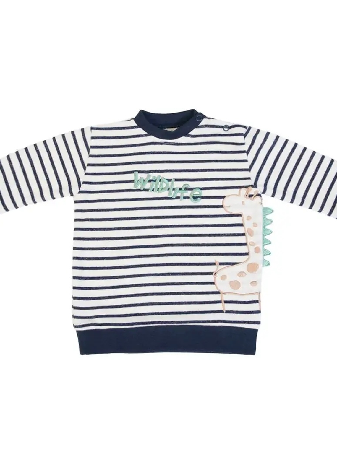Sweatshirt com Risca Marinho – Tamanho 3 Meses 1