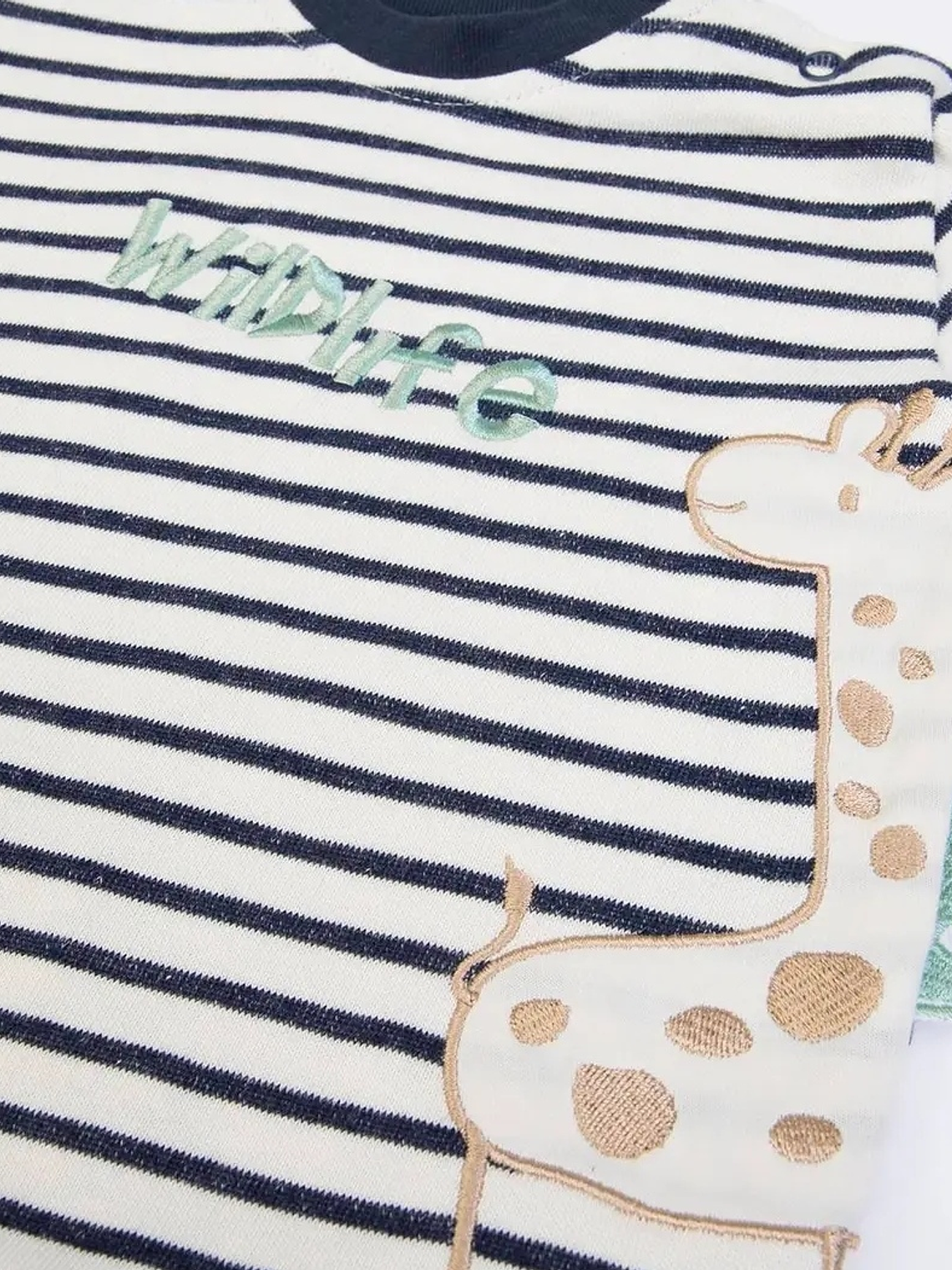 Sweatshirt com Risca Marinho – Tamanho 3 Meses 2