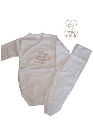 Conjunto Interior para Bebé vários tamanhos — 100% Algodão com Carda