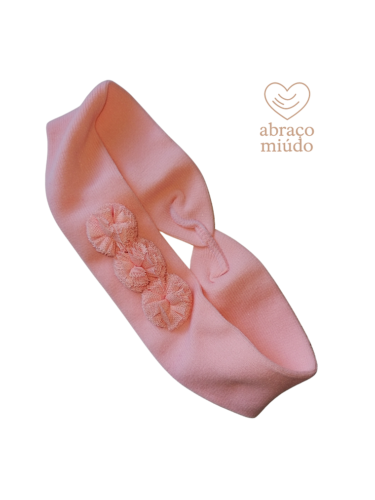 Fita de Cabelo para Bebé com Pompons | Acessório Infantil – Abraço Miúdo 4