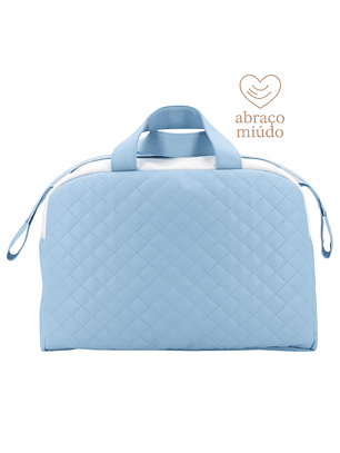 Saco de Maternidade Acolchoado com Laço – Azul Bebé