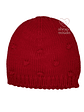 Gorro de Bebé em Malha com Bolinhas - Thumbnail 2