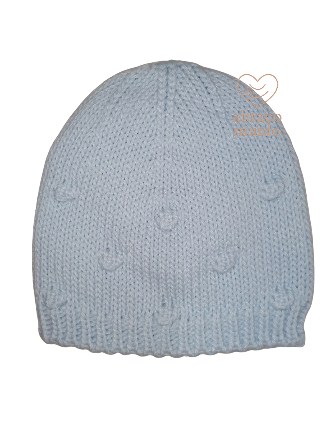 Gorro de Bebé em Malha com Bolinhas 3