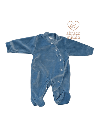 Babygrow em Veludo com Lacinho – Várias cores 
