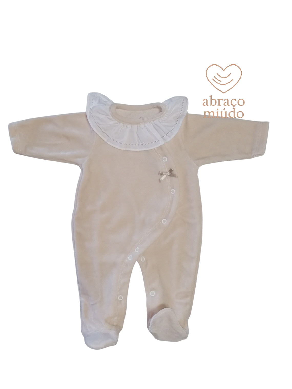 Babygrow em Veludo com Folho – Várias cores  1