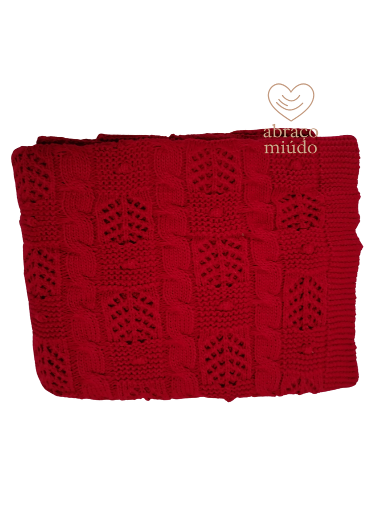 Manta de malha da avó – 100% acrílico 2