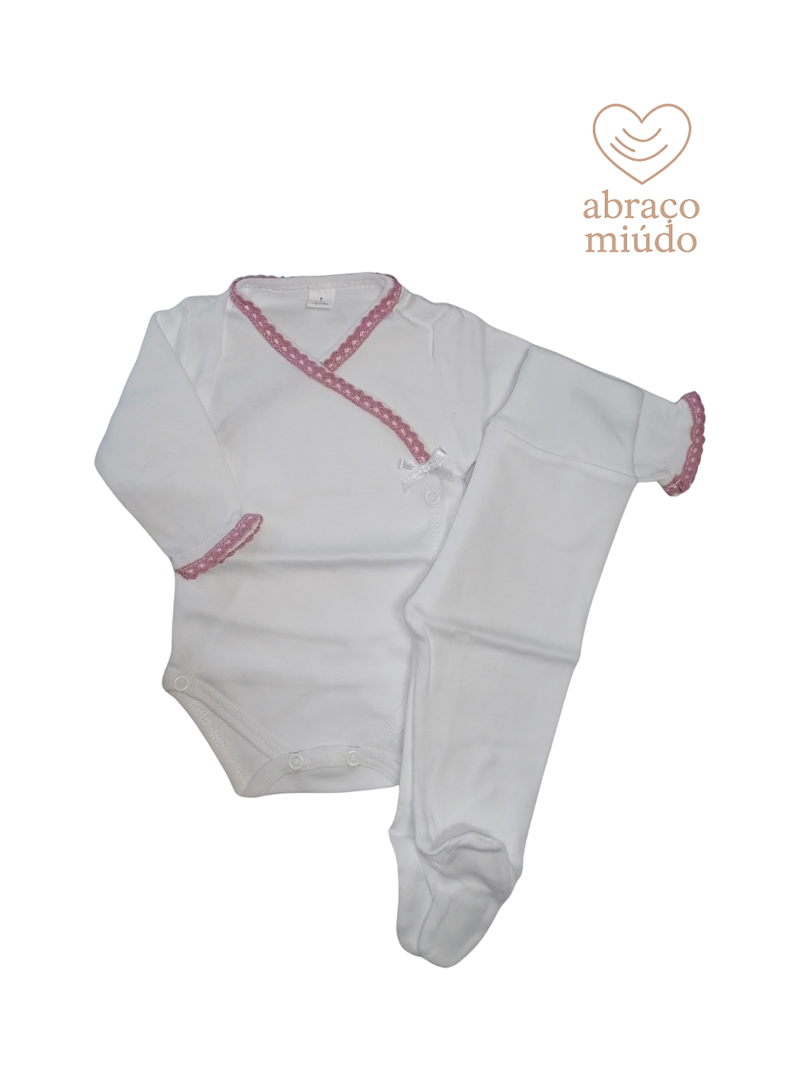 Conjunto Interior para Bebé vários tamanhos - 100% algodão com carda  3