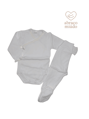 Conjunto Interior para Bebé vários tamanhos - 100% algodão com carda 