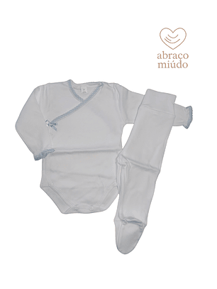 Conjunto Interior para Bebé vários tamanhos - 100% algodão com carda 