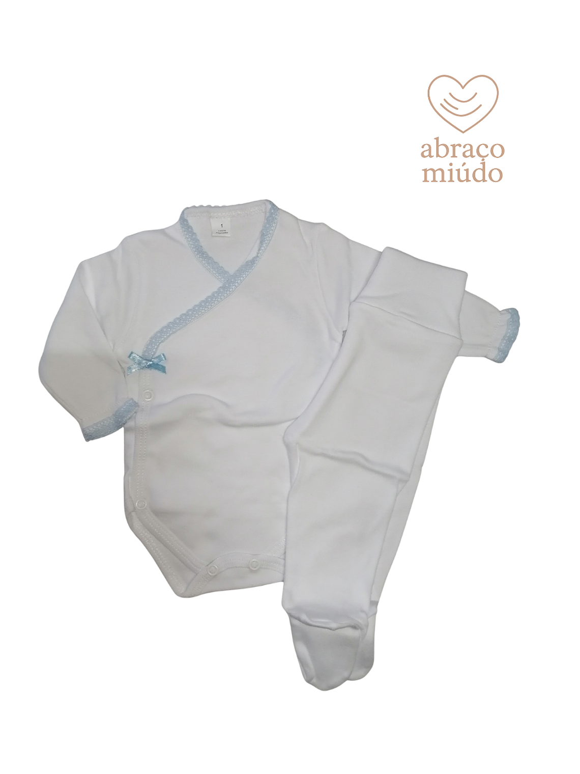 Conjunto Interior para Bebé vários tamanhos - 100% algodão com carda  4