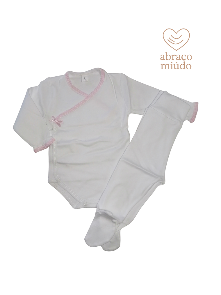 Conjunto Interior para Bebé vários tamanhos - 100% algodão com carda  5