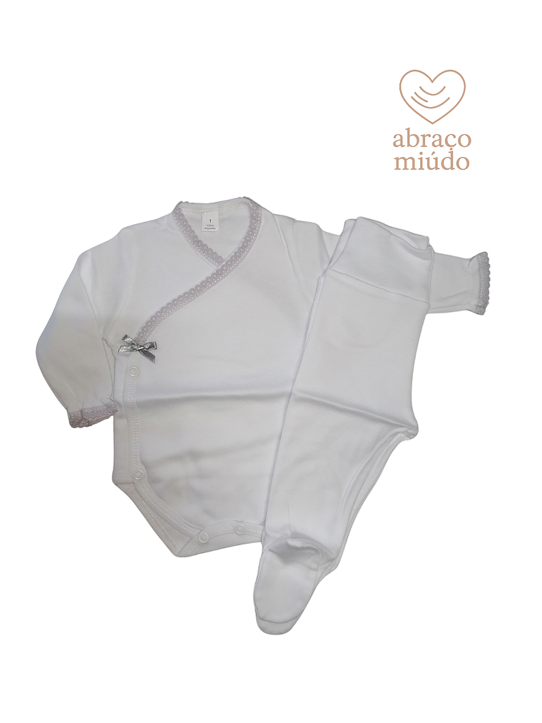 Conjunto Interior para Bebé vários tamanhos - 100% algodão com carda  7