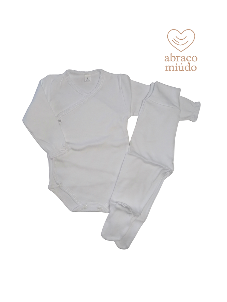 Conjunto Interior para Bebé vários tamanhos - 100% algodão com carda  8