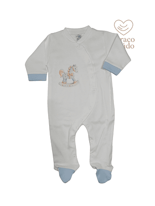 Babygrow algodão cavalinho várias cores 