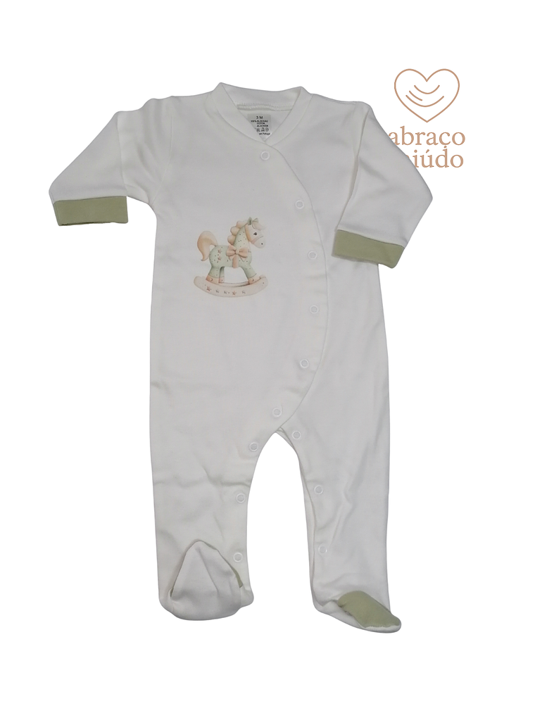 Babygrow algodão cavalinho várias cores  2