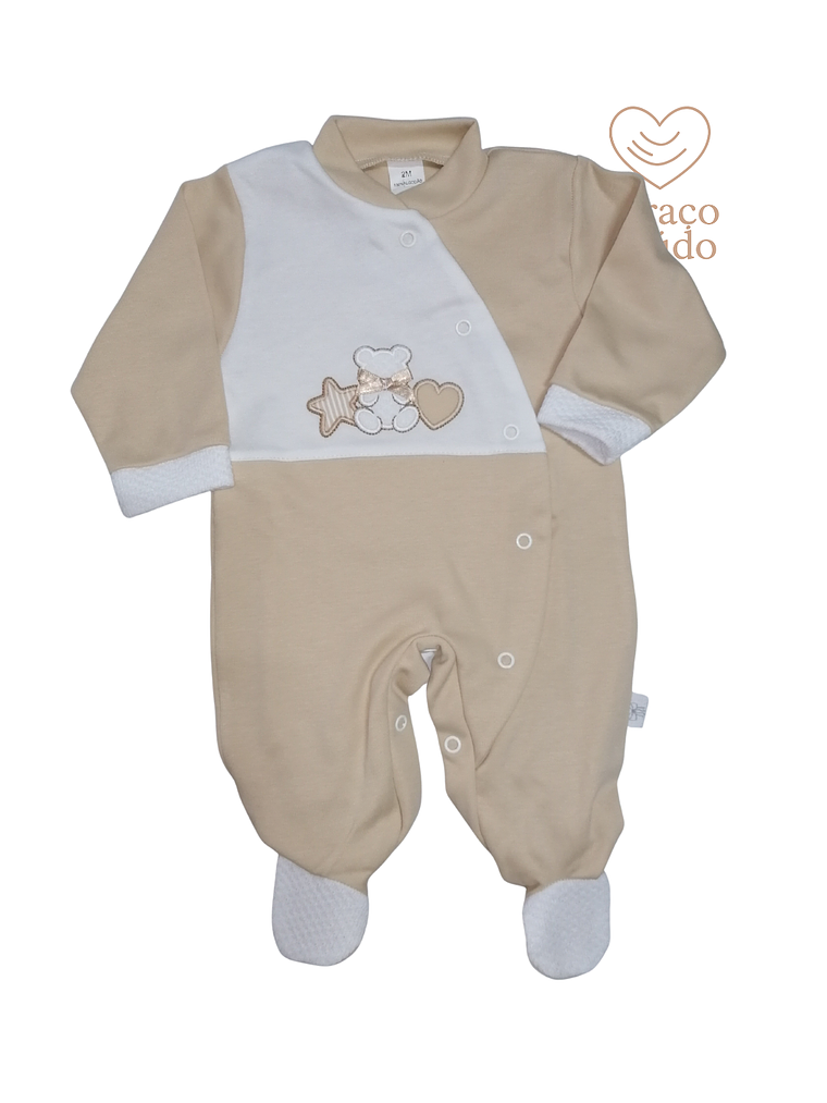 Babygrow algodão urso várias cores  1