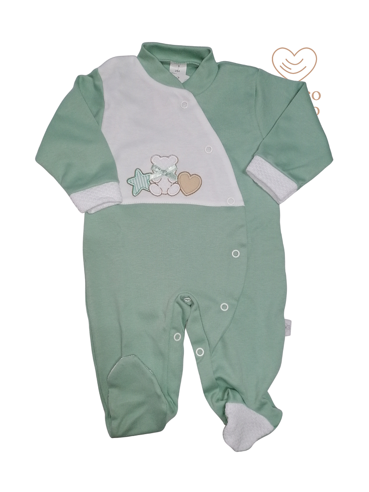 Babygrow algodão urso várias cores  2