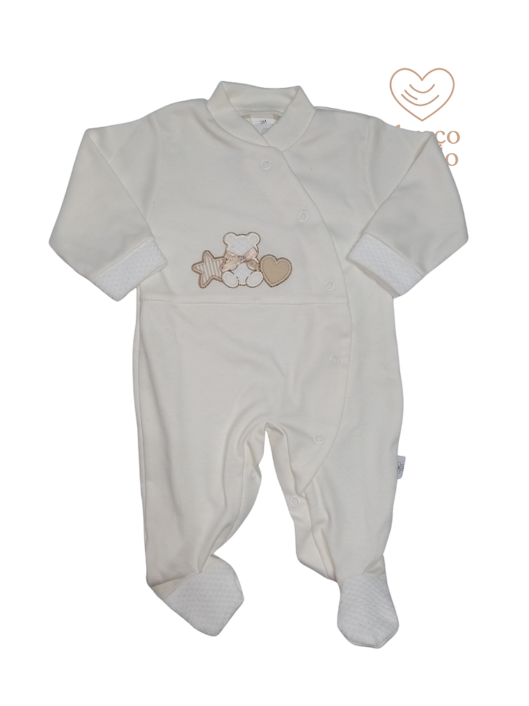 Babygrow algodão urso várias cores  3