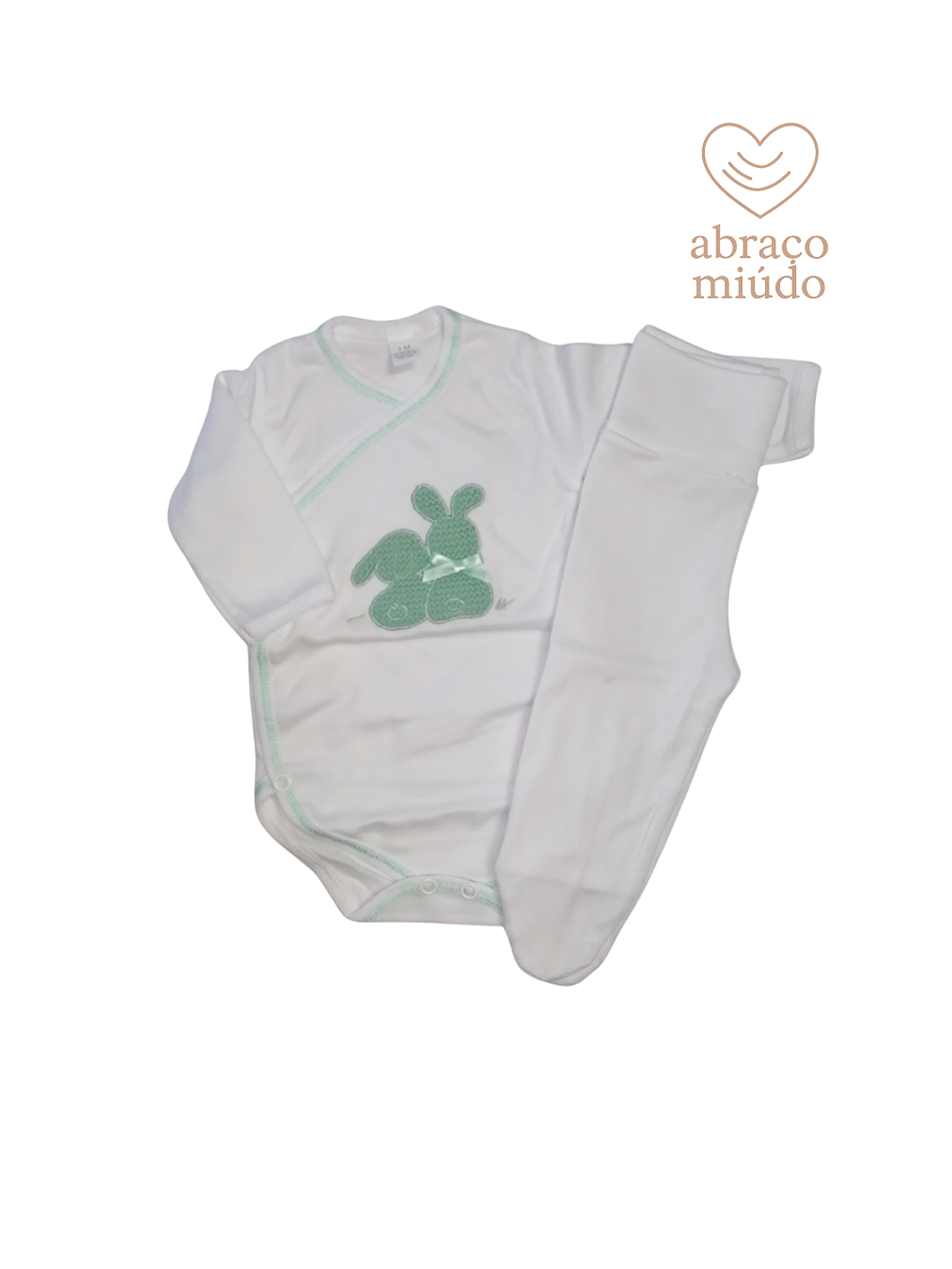 Conjunto Interior para Bebé — 100% Algodão com Carda  1