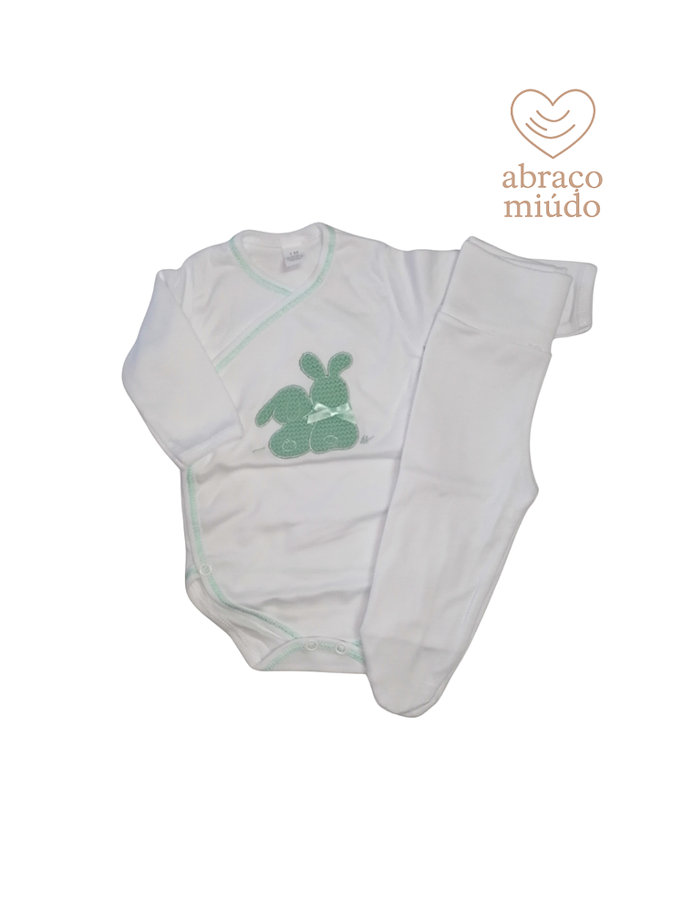 Conjunto Interior para Bebé — 100% Algodão com Carda  1