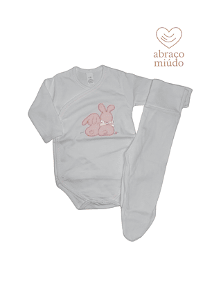 Conjunto Interior para Bebé — 100% Algodão com Carda 