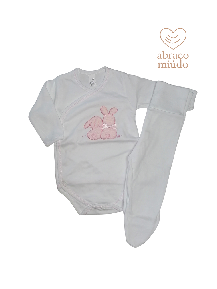 Conjunto Interior para Bebé — 100% Algodão com Carda  2