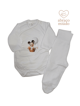 Conjunto Interior body com calça sem carda 