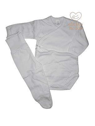 Conjunto Interior com carda de Body e calça - lacinho 