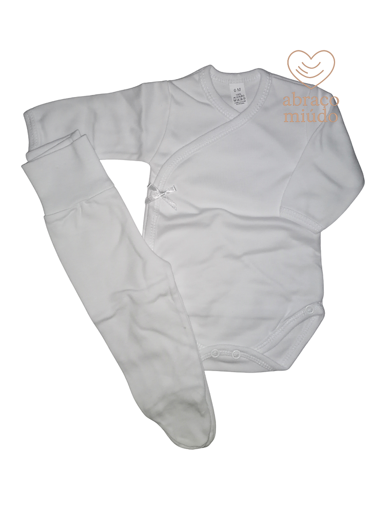 Conjunto Interior com carda de Body e calça - lacinho  1