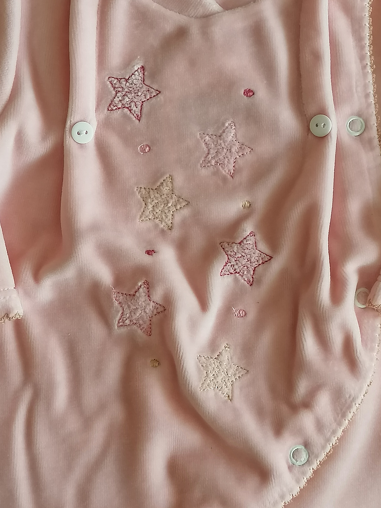 Babygrow Veludo Estrelinhas  3