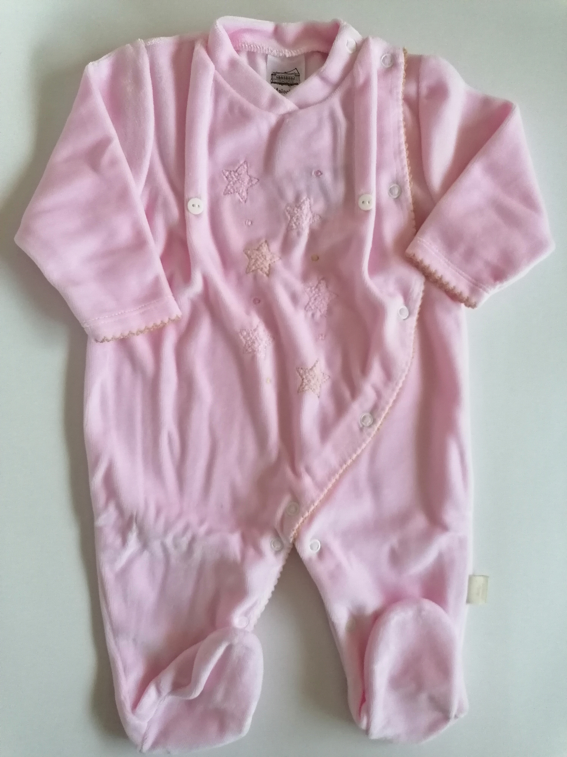 Babygrow Veludo Estrelinhas  1