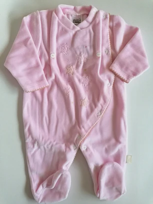 Babygrow Veludo Estrelinhas 