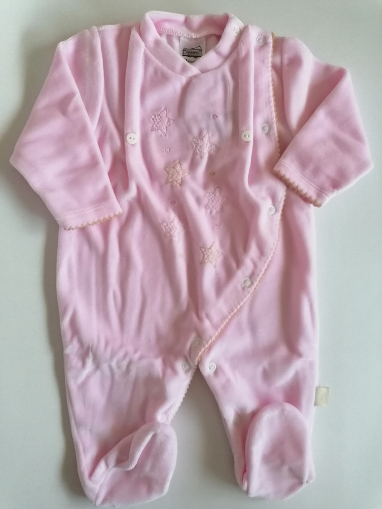 Babygrow Veludo Estrelinhas  1