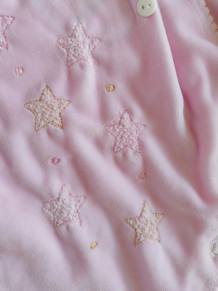 Babygrow Veludo Estrelinhas  11