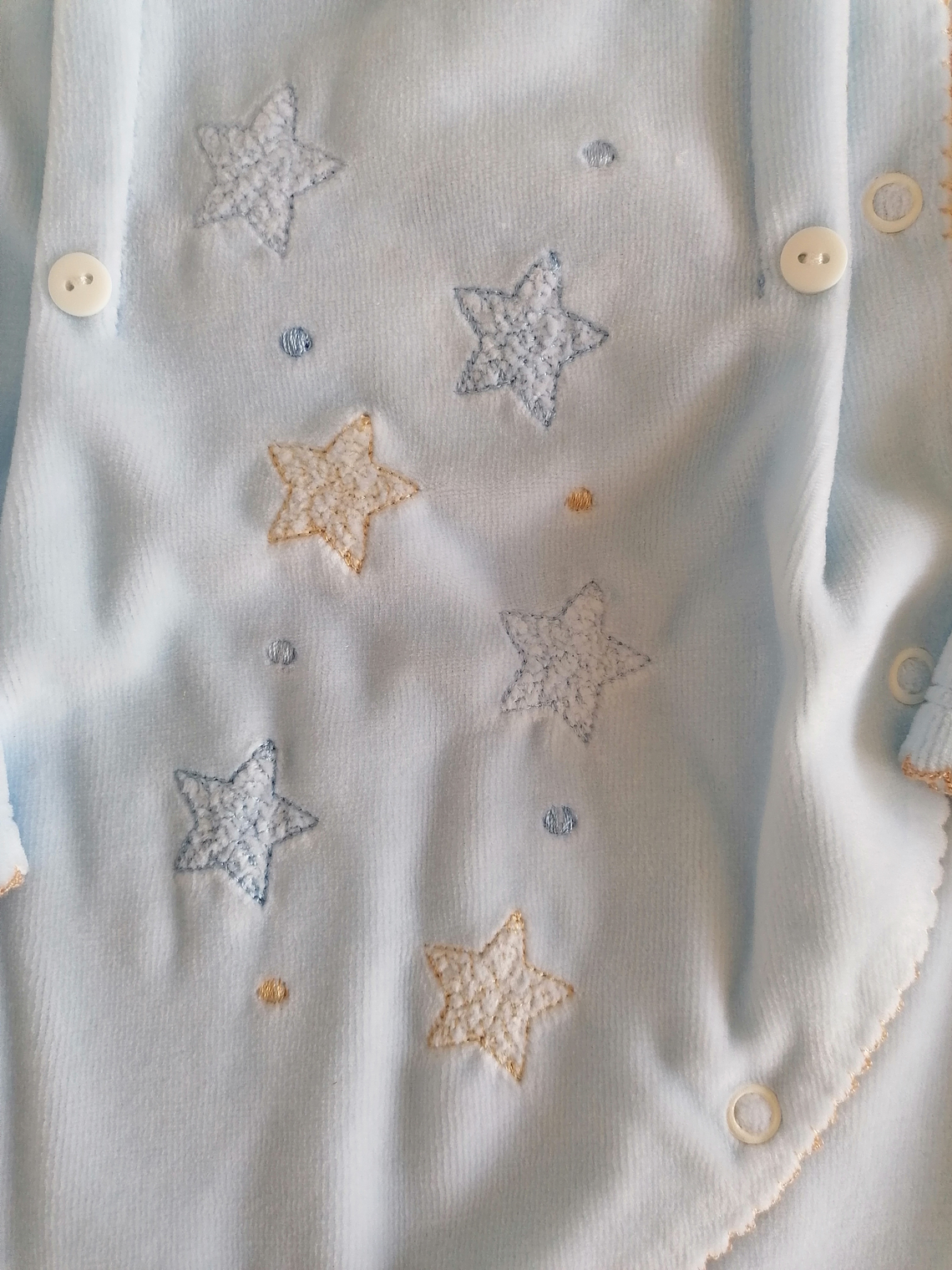 Babygrow Veludo Estrelinhas  12