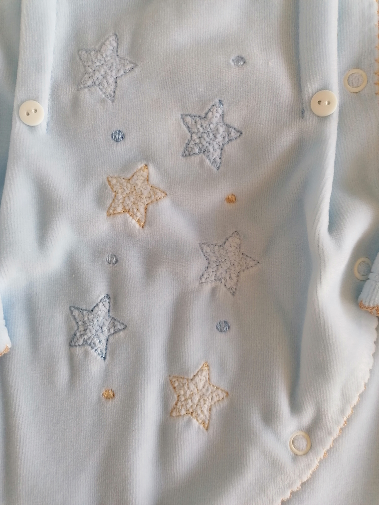 Babygrow Veludo Estrelinhas  12