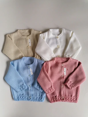 Casaquinho de Malha para Bebé | Primavera Verão