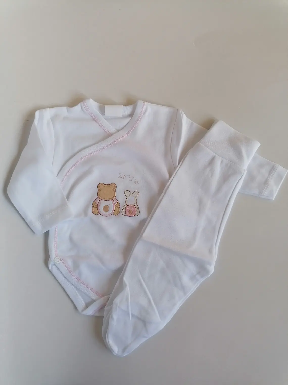 Conjunto Interior para Bebé vários tamanhos — 100% Algodão sem Carda 1