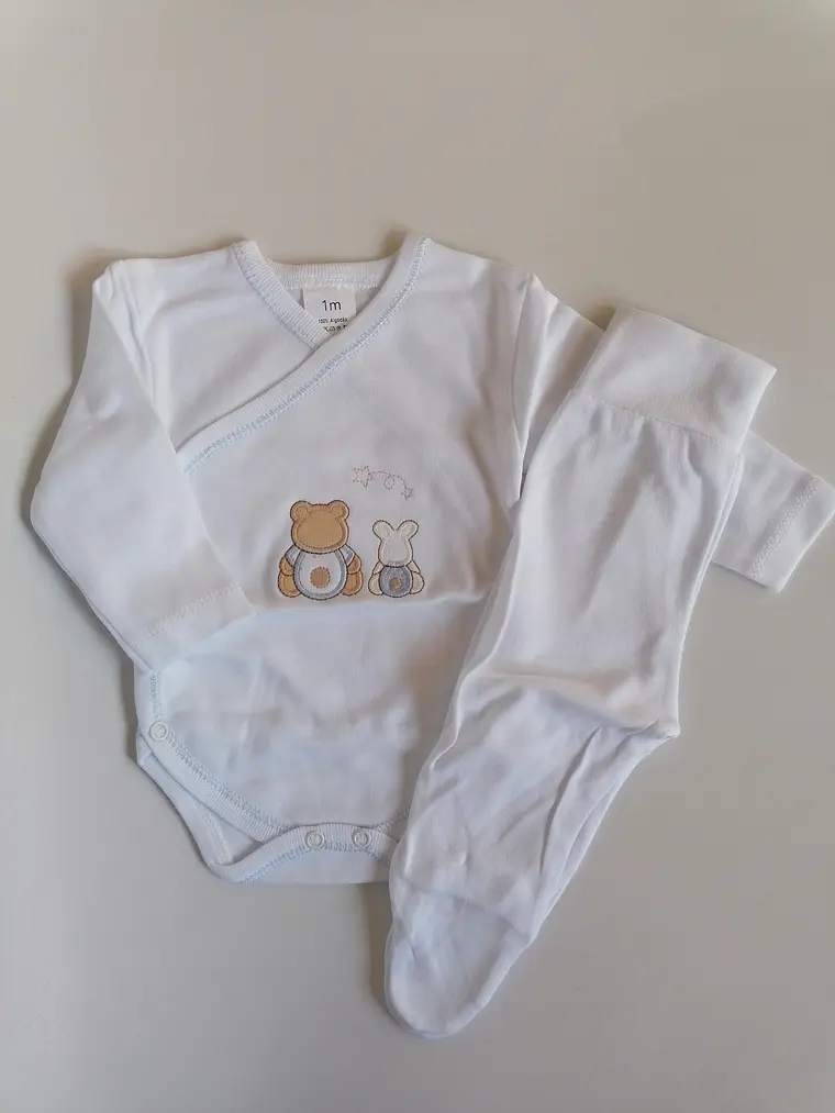 Conjunto Interior para Bebé vários tamanhos — 100% Algodão sem Carda 2