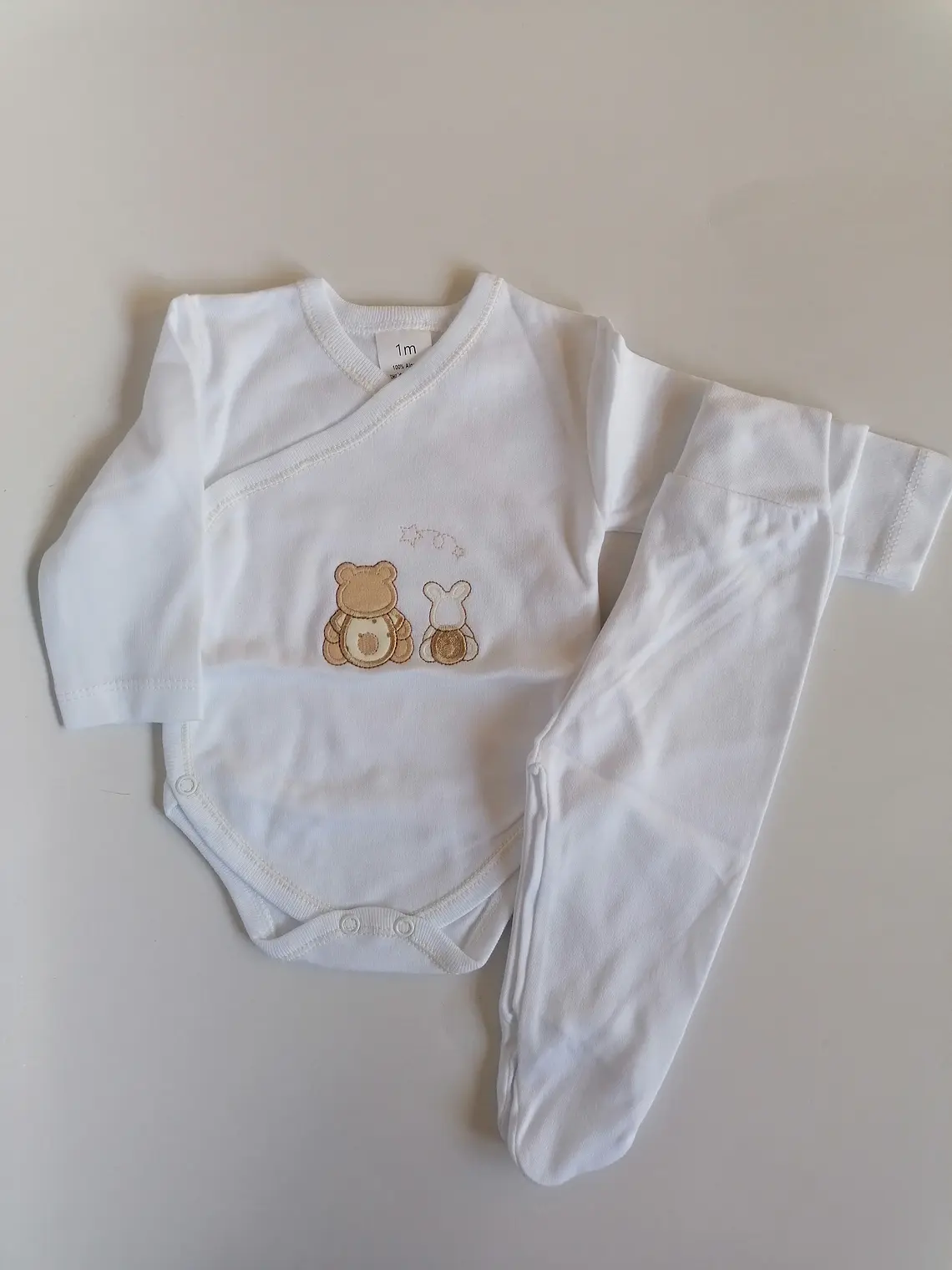 Conjunto Interior para Bebé vários tamanhos — 100% Algodão sem Carda 6