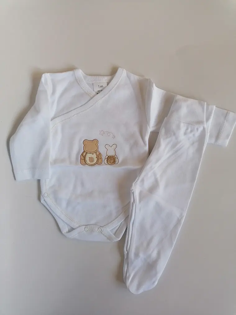 Conjunto Interior para Bebé vários tamanhos — 100% Algodão sem Carda 6