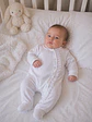 Babygrow de Algodão para Bebé com Renda Lateral - Thumbnail 7