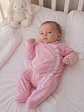 Babygrow de Algodão para Bebé com Renda Lateral - Thumbnail 8