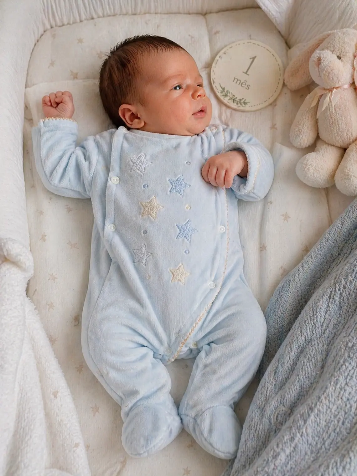 Babygrow Veludo Estrelinhas  14