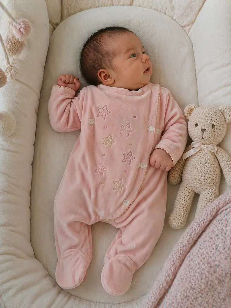 Babygrow Veludo Estrelinhas  17